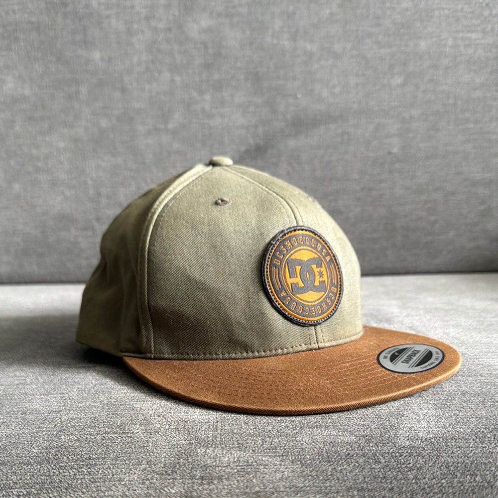 DC Shoes Olive and Brown Cap